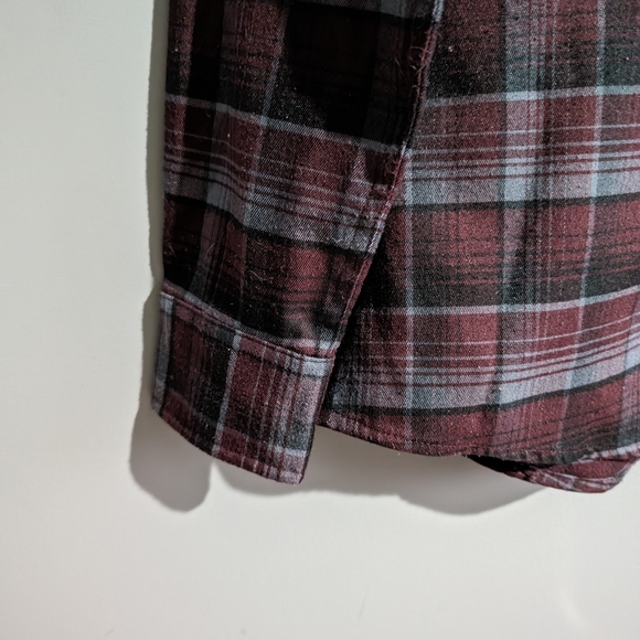 Swiss Tech Button up flannel plaid shirt size S/CH - Picture 7 of 8